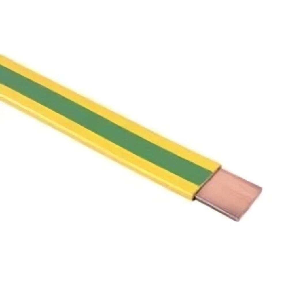 شريط نحاس معزول PVC من فيرس - مقاس 25x3 مم - TC111 - اخضر x اصفر