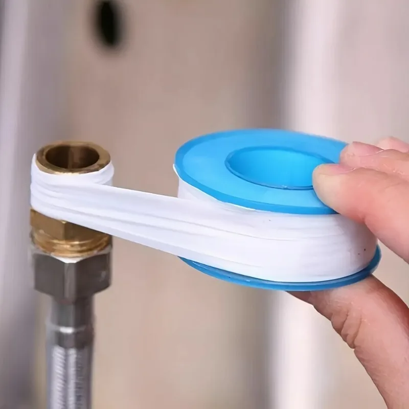 شريط PTFE أبيض لإحكام المواسير بدون زيت للسباكة المنزلية