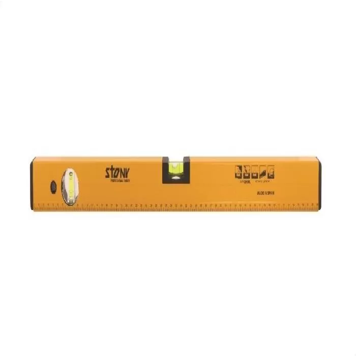 ستوني ميزان ماء لقياس ميل الاسطح من الألومنيوم 120 سم، 2 قارورة، صنع في إسبانيا 11723417