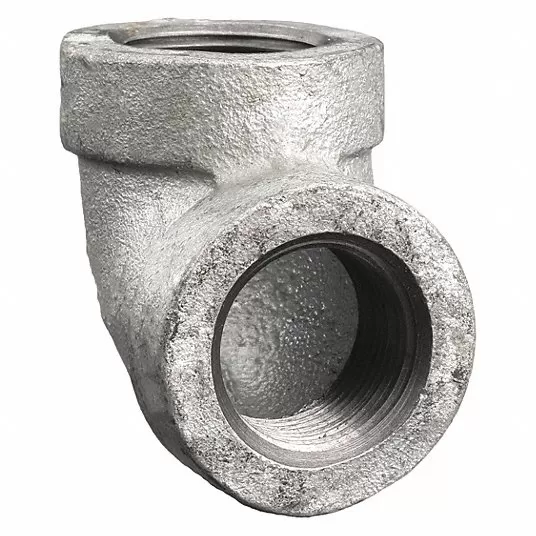 جرينجر ابروفد كوع 90 درجة, حديد المرن, 1/4×1/4 بوصة, NPT أنثى x NPT أنثى, الفئة 300 1LBG5