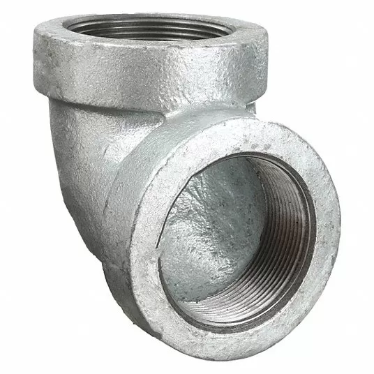 جرينجر ابروفد كوع 90 درجة, حديد المرن, 1 1/2×1 1/2 بوصة, NPT أنثى x NPT أنثى, الفئة 300 1LBH2