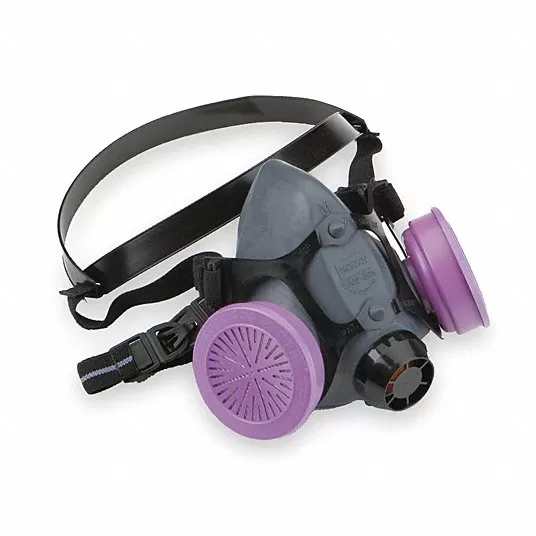 Honeywell North Half Mask Respirator, 5500 Series, S, Cartridges Included No, Facepiece Material Elastomer 550030