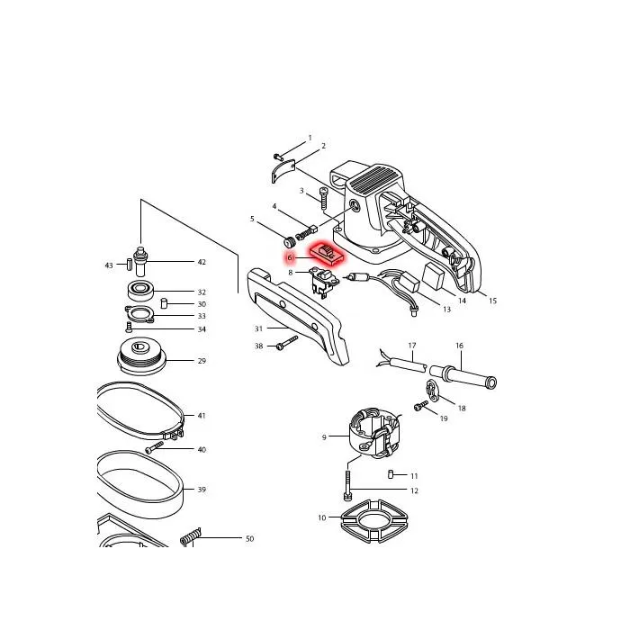 ماكيتا غطاء منزلق، للموديلات 9045B, 9045N 652190-1