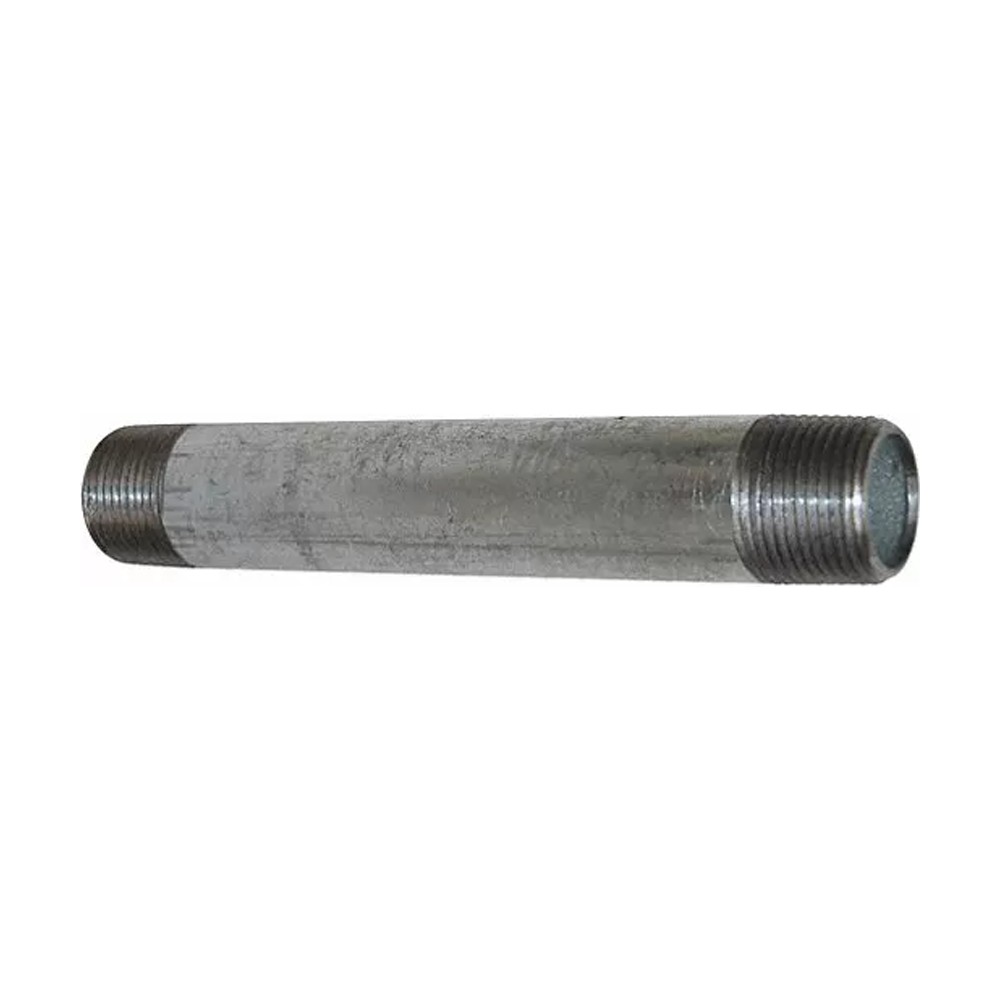 جرينجر ابروفد نبل 2 بوصة, ذكر, NPT, جدول 40, الفولاذ, طول 4 بوصة, مسنونة من كلا الطرفين 6P873