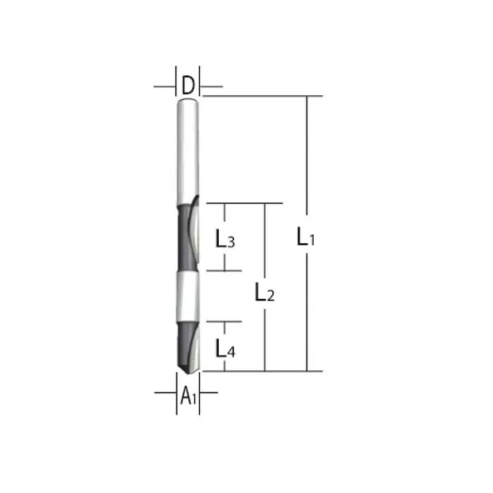 ماكيتا إكسسوارات, لقمة راوتر 8X8 793061-4