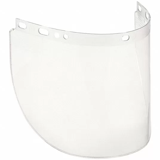 هانيويل واقي للوجه, شفاف, بولي كربونات, 8 بوصة Visor Ht, 16.5بوصة Visor Wd BD-4178CLBP