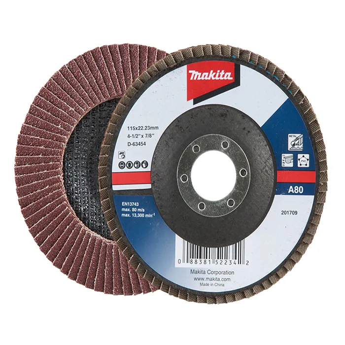 ماكيتا ديسك صنفرة للحديد، 115×22.23 ملم، درجة الخشونة Z80 D-63454