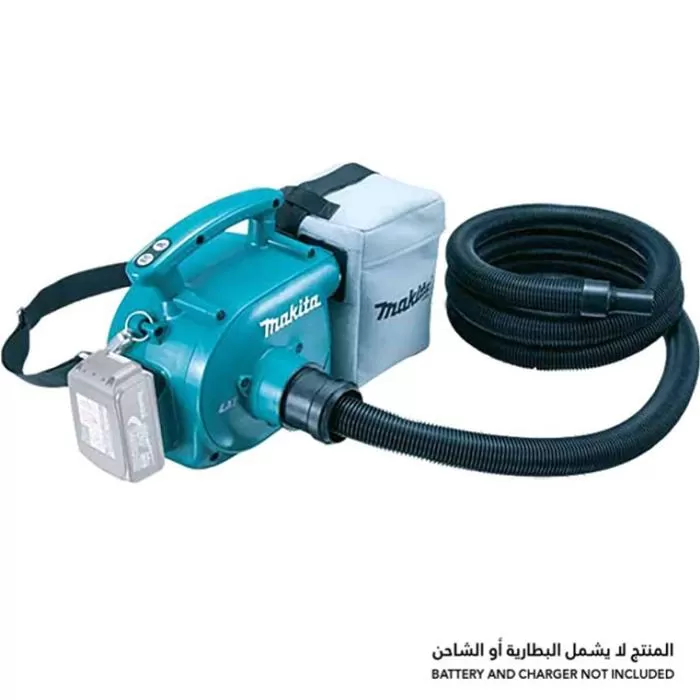 ماكيتا مكنسه صغيره 2 في 1 (مكنسة / منفاخ) لاسلكية ، 18 فولت ، ماكينه 2 في 1 ، مفتاح سرعات ، 3 لتر، 4.3 كجم DVC350Z