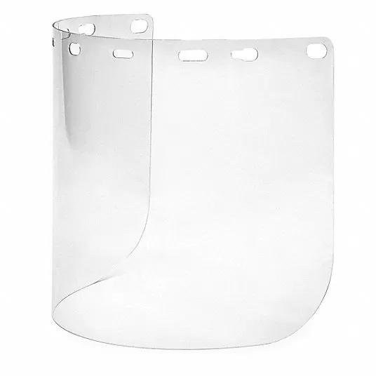 الفيكس واقي الوجه, شفاف, غير مصقول, بولي كربونات, 8 بوصة 15 1/2 بوصة FS-15PC