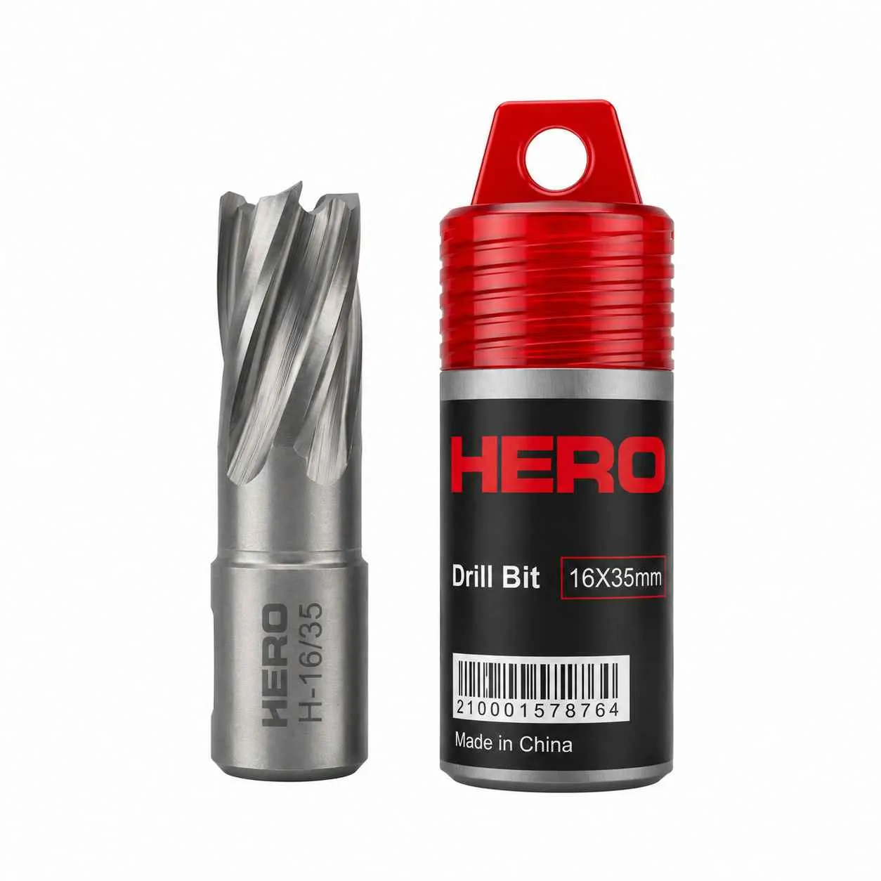 هيرو لقمة مثقاب مغناطيسي 16 × 35 مم بعمق قطع TCT لعمل فتحات دقيقة في المعادن H-16/35