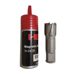 هيرو لقمة مثقاب مغناطيسي 24 × 35 مم بعمق قطع TCT لحفر المعادن الصناعية H-24/35