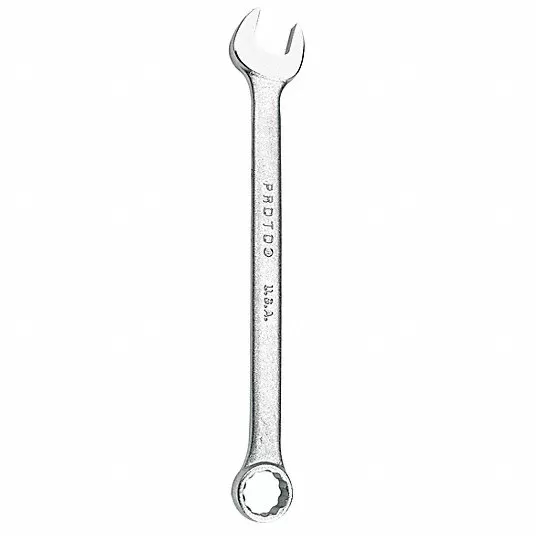 Proto Combination Wrench, Alloy Steel, Satin, 23 mm Head Size, 13 in Overall Length J1223MASD