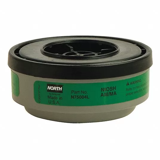Honeywell North Cartridge, NIOSH Rating Ammonia (AM), Methylamine (MA), Green N75004L