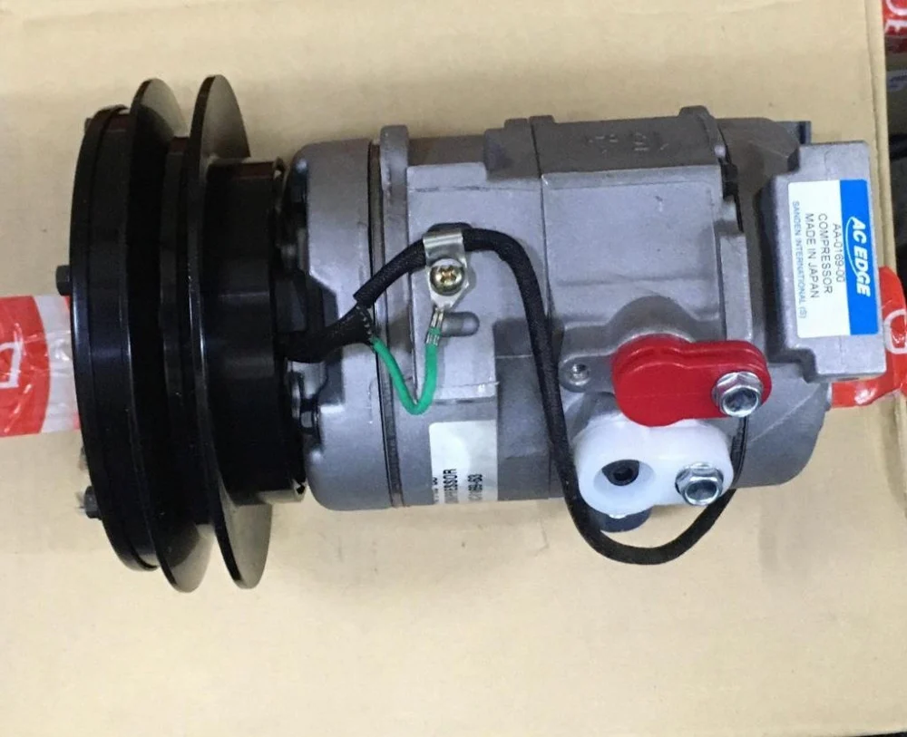 12685J# كمبروسر مكيف حفار كوماتسو  COMPRESSOR KOMATSU WITH CLUTCH B1 24V