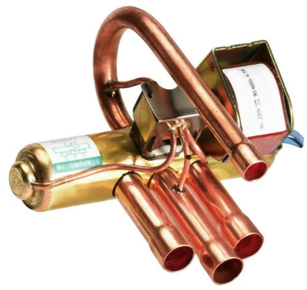 5728A# بلف عكسي كيف مركزي / HEAT PUMP REVERSING 4 WAY VALVE GOLD POINT BM-7048 240V 4 TO 6 WATT