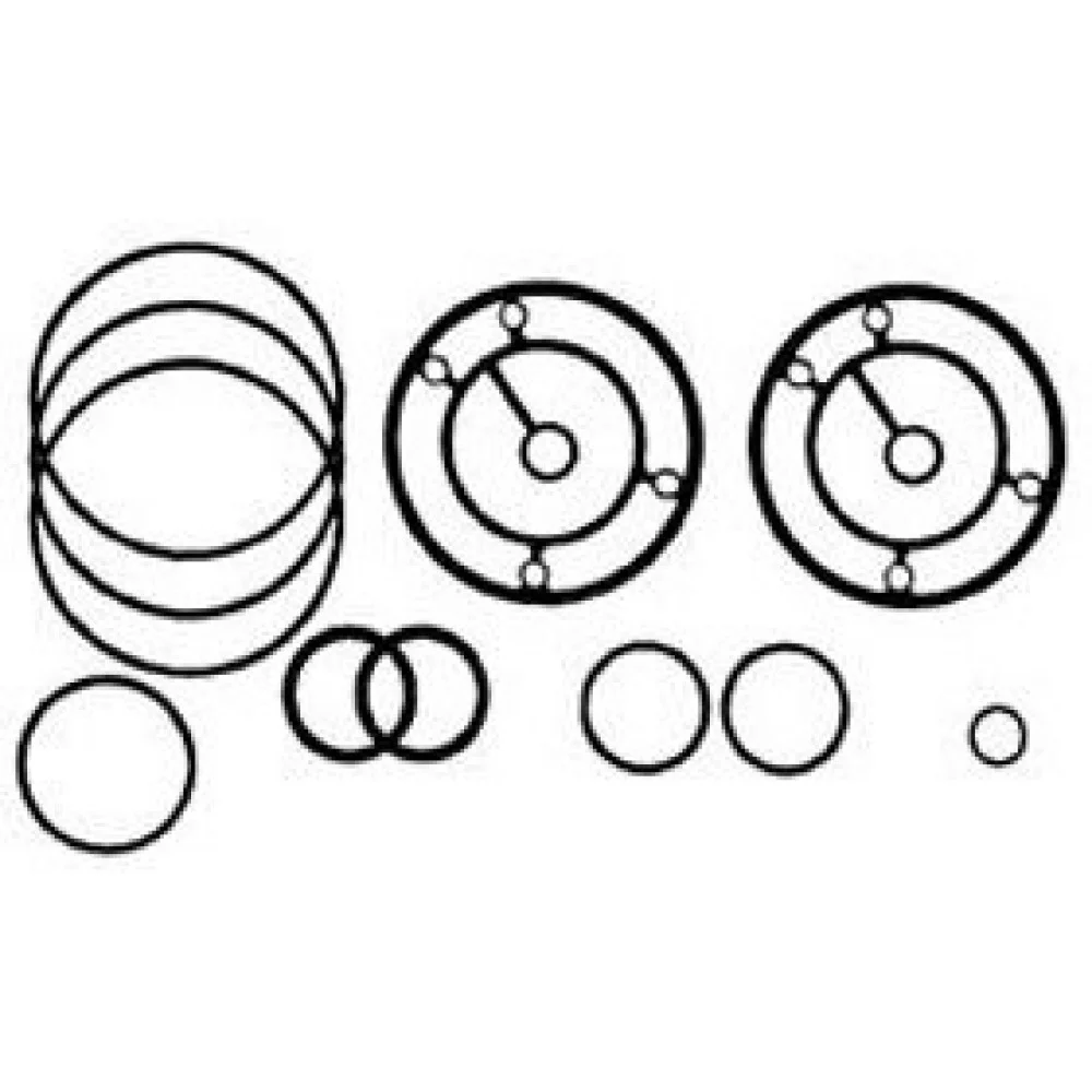 #10631A اصلاح كمبروسر جي ام GASKET KIT GM HR6-DA6 O-RING