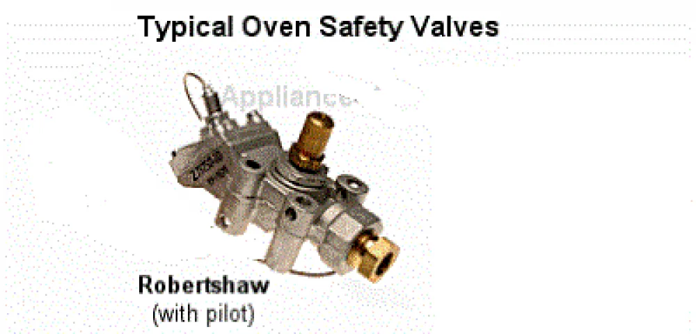03984A سافتي فالف فرن روبرت شاو / TYPICAL OVEN SAFTEY VALVE ROBERT SHAW  USA #