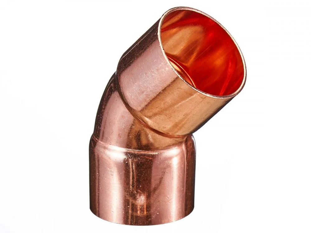 #06369A كوع نحاس 45 درجه /COPPER ELBOW 1 5/8 INCH 45 DEGREE EQUAL