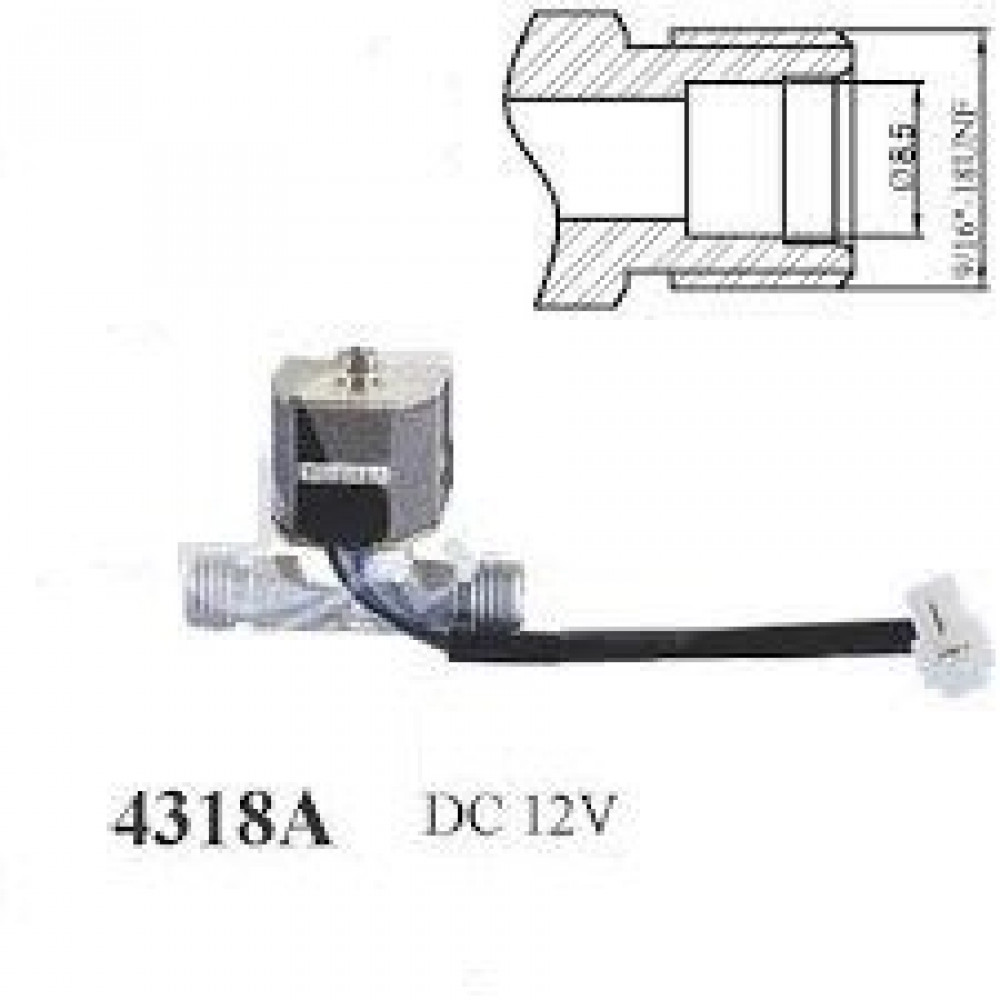 #10797C صمام سولونويد  تقفيل تايواني / SOLENOID VALVE 3/8" 12V DC O-RING