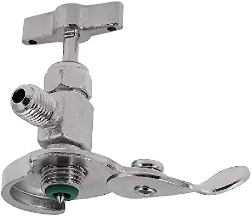 #01158C توصيلة تحويل تعبئة علبة الفريون 340 الجرام / FREON CAN OPENER FOR CHARGING