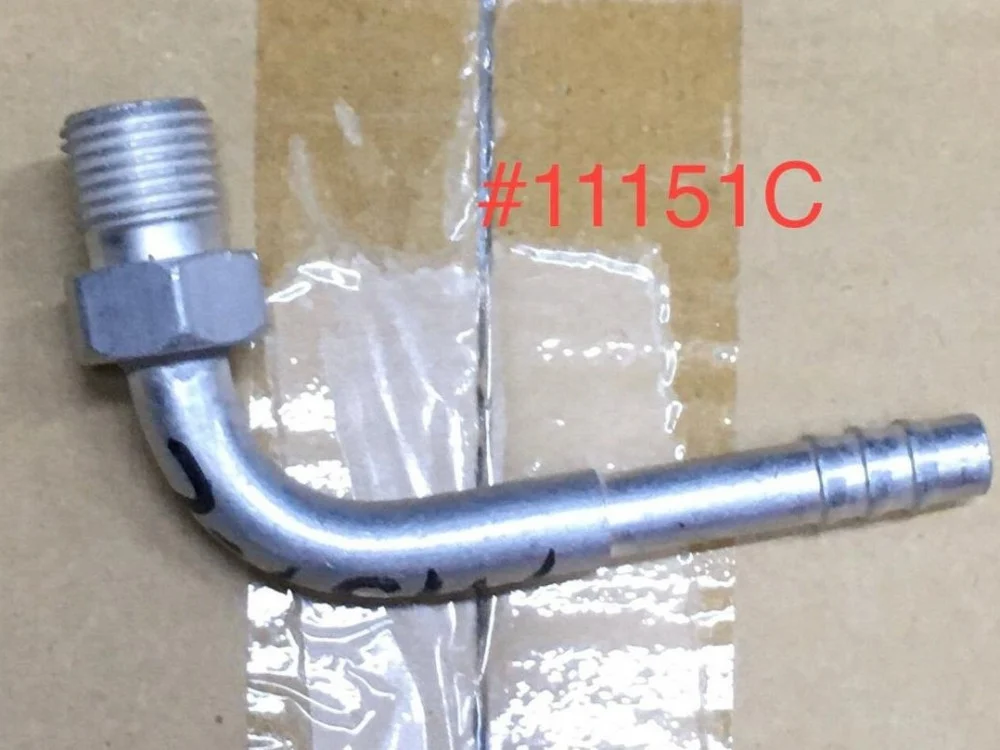 #11151C كوع توصيله بسنه خارجي /CONNECTOR 5/16" 90 D ELBOW O-RING