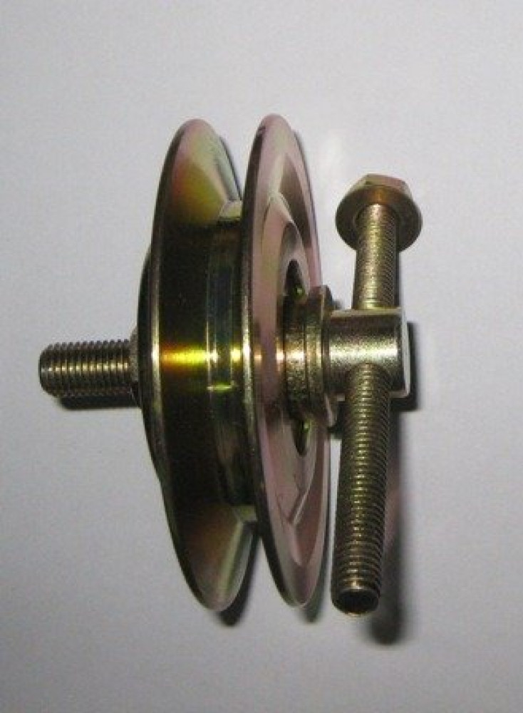 #10802M مكرة شداد كتما مع المسمار ماليزي / PULLEY 3 1/2 INCH  WITH BOLT AND BEARING