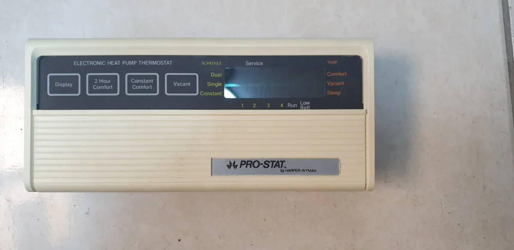 05063A# ثرمستات بروستات هيتر / THERMOSTAT HERBER WYMAN ELECTRONIC PRO-STAT T-5000 FOR HEAT PUMP