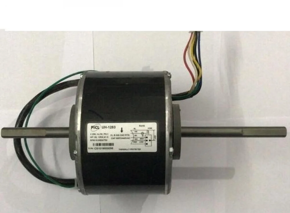 #02565X ماطور يورك 1/6 حصان / MOTOR A.O.SMITH F48SE6MA61 1/6HP 230V-1-60HZ 2 SPD RPM 1000 CW REVERSABLE