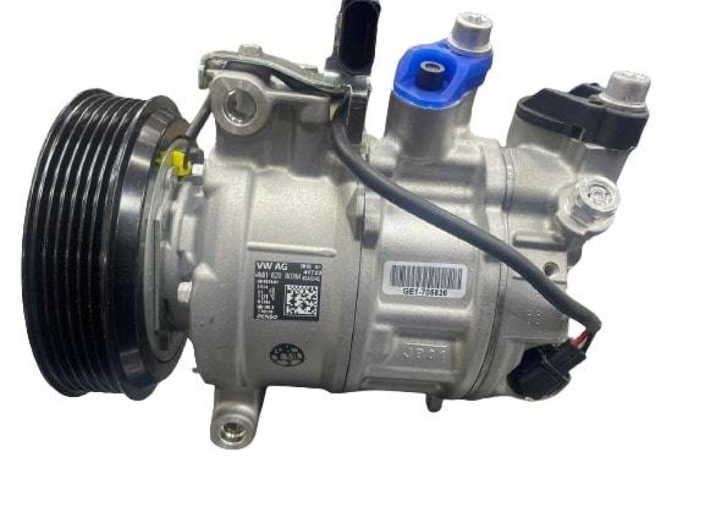 #10612G كمبروسر مكيف مكيف اودي ايه 6 2014 6 خط 12 ف كلتش 130 ملم  COMPRESSOR AUDI A6 2014
