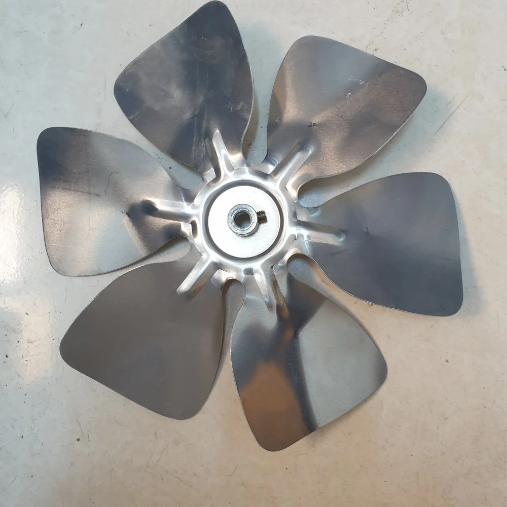 #06378A ريشة مروحة المنيوم / FAN BLADE 10" 230mm DIA X 5/16" BORE HUB S-7592-6