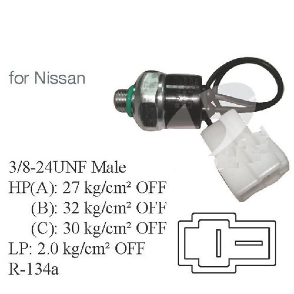 #10489W حساس برشر سوتش نيسان / PRESSURE SWITCH NISSAN 3/8"