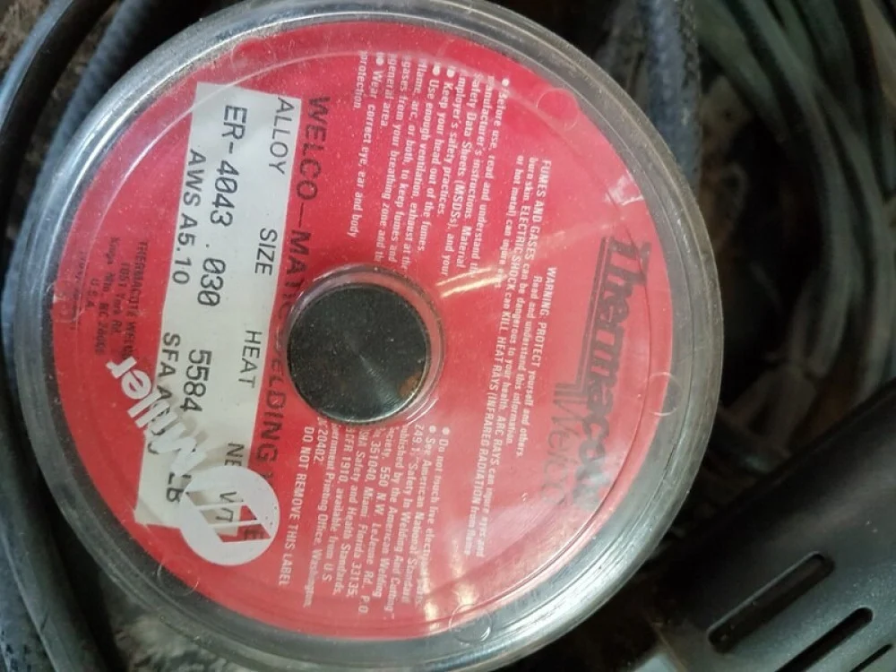 03014A# سلك لحام امريكي /WELCO MATIC WELDING WIRE ALLOY ER4043 DIA 3/64 LOT NO 2910  NET WT. 1 LB
