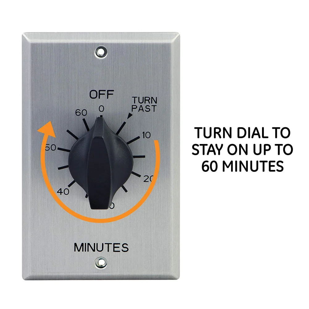 #03009A تايمر سوتش 60 دقيقه امريكي / TIMER SWITCH BOX 90016 6 HOURS WALL TYPE MARKIT ME USA