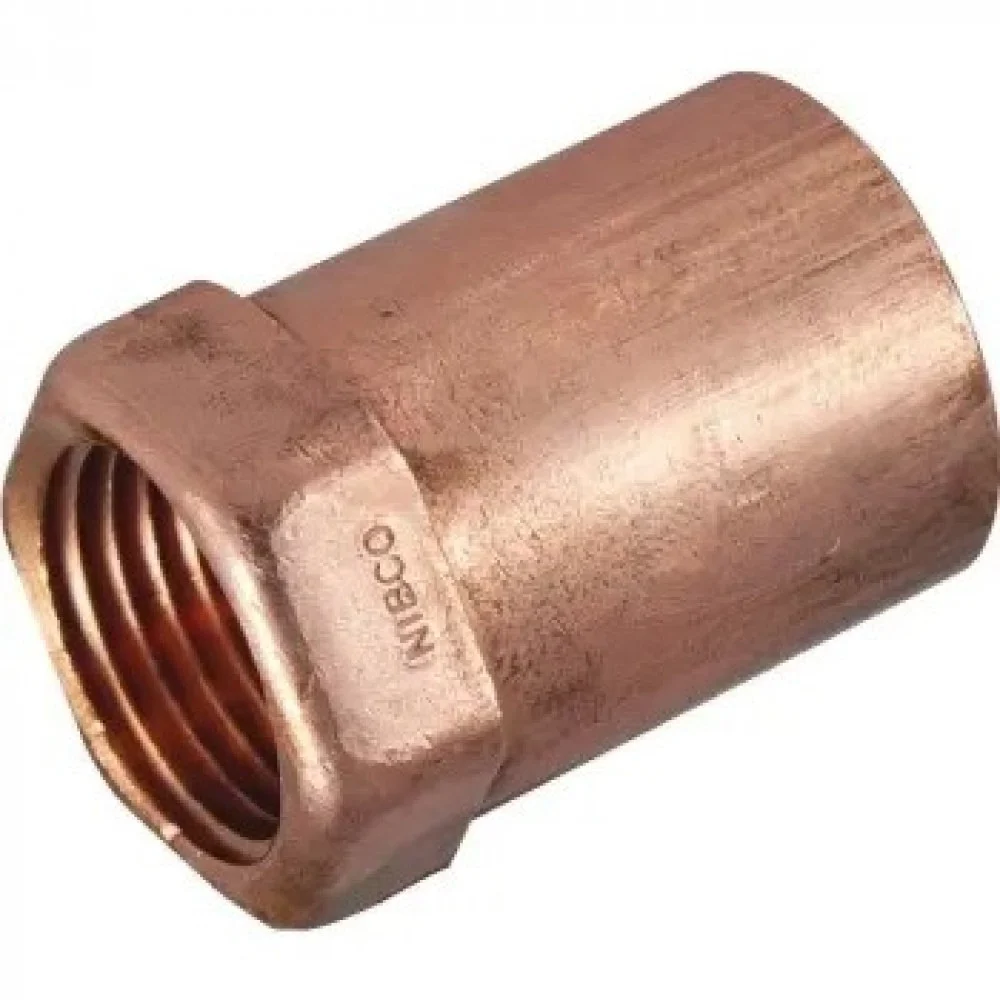 02322A# ادابتر نحاس لحام وسنه / FEMALE REDUCER COPPER 1 1/8 INCH THREAD AND SOLDR