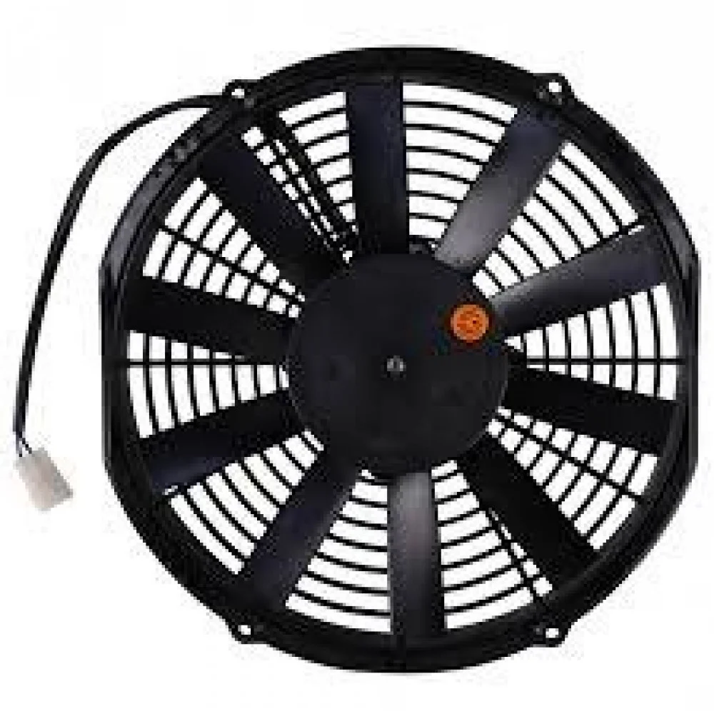 11745C# مروحة باضافيه 13 بوصه 24 فولت /FAN 13 INCH WITH 10 BLADES 24V 120W