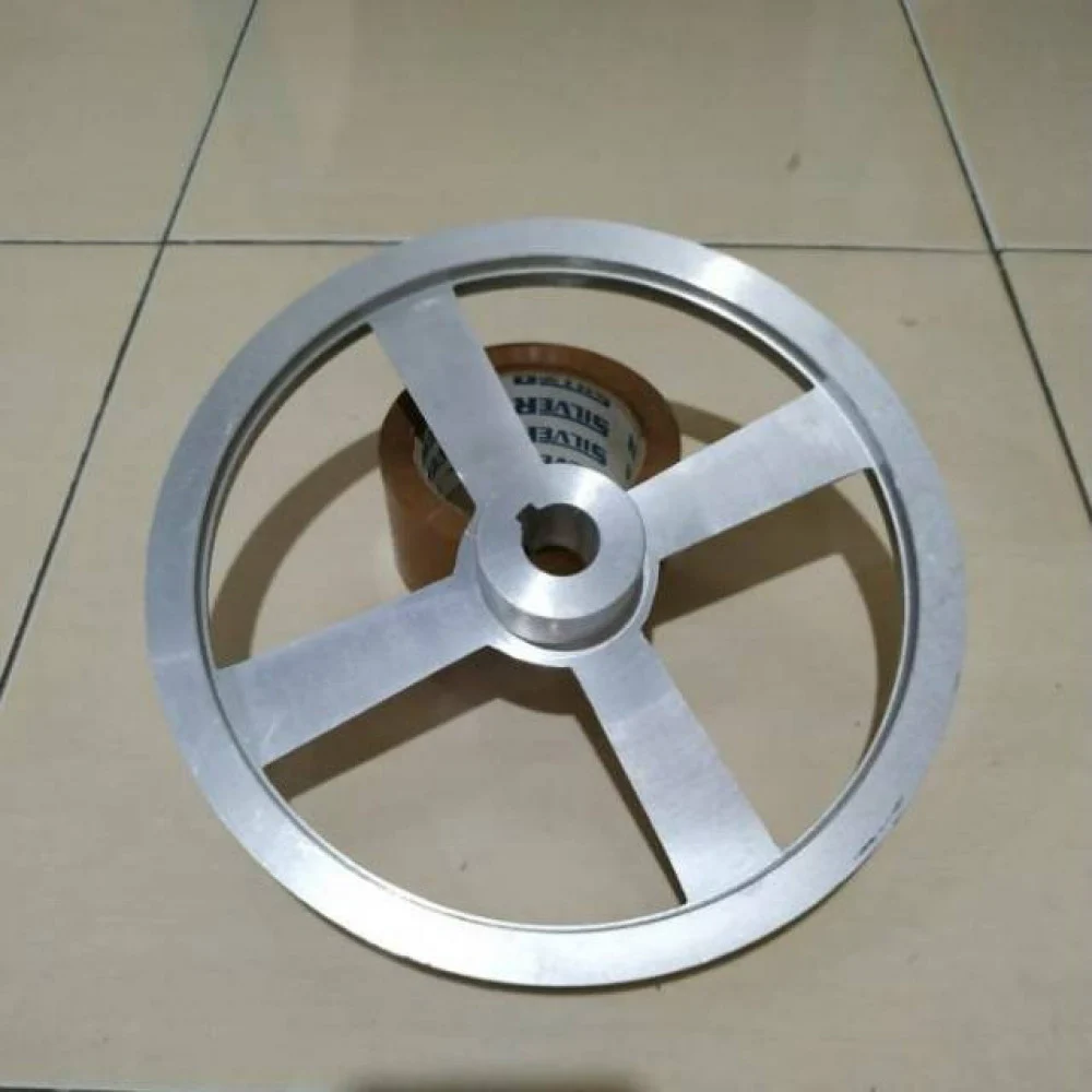 #00539W مكرة المنيوم صحراوي / PULLEY ALUMINUM 8"X3/4" HOLE A-1 HOLIN