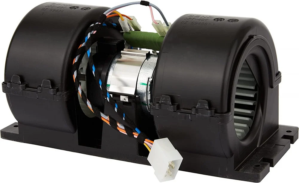 #10220G ماطور بلور 24 فولت ماهلي الماني  / BLOWER MOTOR 24V  VOLVO MAHLE WITH CASING