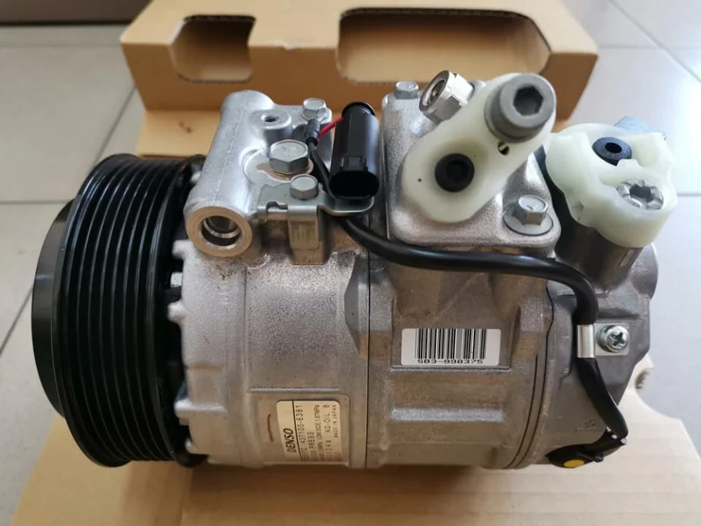 # 13157J كمبروسر مكيف مرسيدس   W211 W203 / COMPRESSOR MERCEDES W211 W203 7SEU17C 7PK 2005   مودل 2005 وفوق 120 ملم الكلتش 7 خط