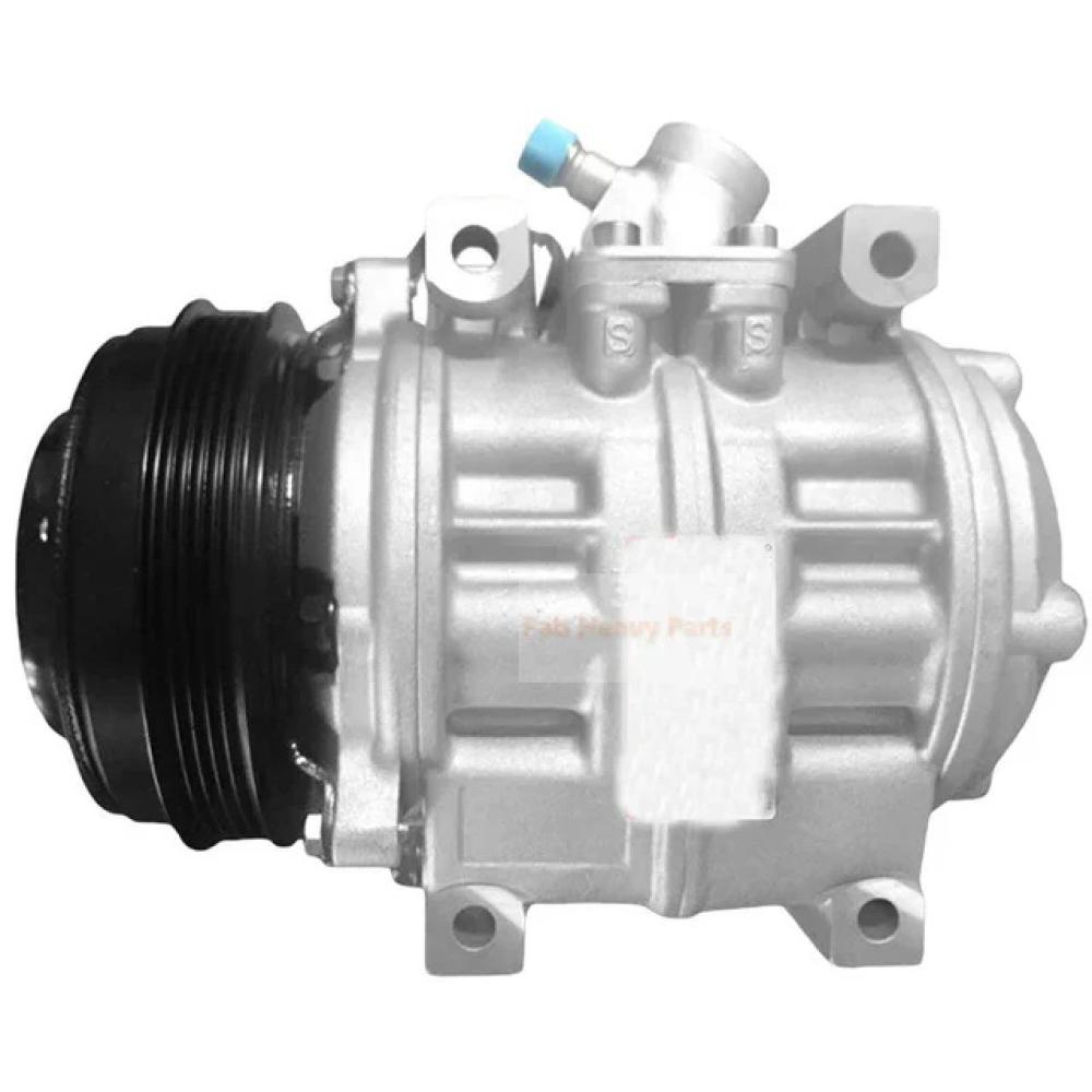 #11579C4 كمبروسر مكيف باص كوستر تويوتا مكرة 7 خط متاخر COMPRESSOR T. BUS COASTER 10P30C 12V W-CLUTCH 7PK B