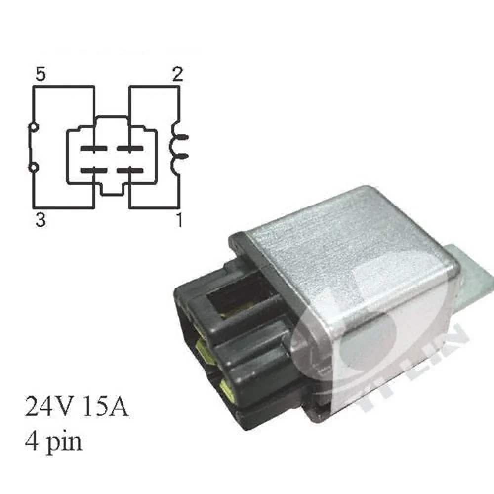 #10372W كتاوت ريلي 4 خط / POWER RELAY 4 PIN 24V 15 AMP