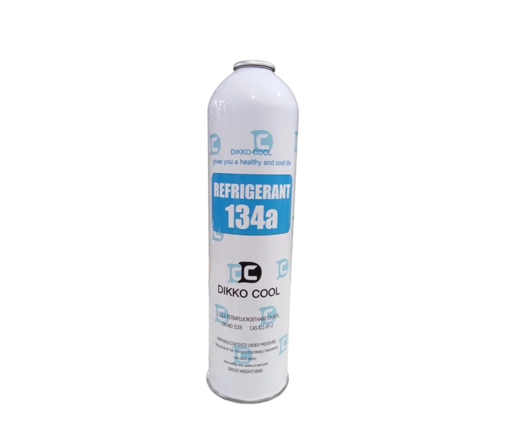 #01360AA علبة فريون امريكي سعة 800 جرام R-134A / FREON GAS R-134A CAN 800 GRAM BE COOL