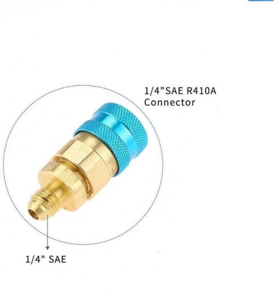 #10035W بلف تعبئة فريون  سنجل ار 134 ايه QUICK COUPLER LOW SIDE R-134A GAS