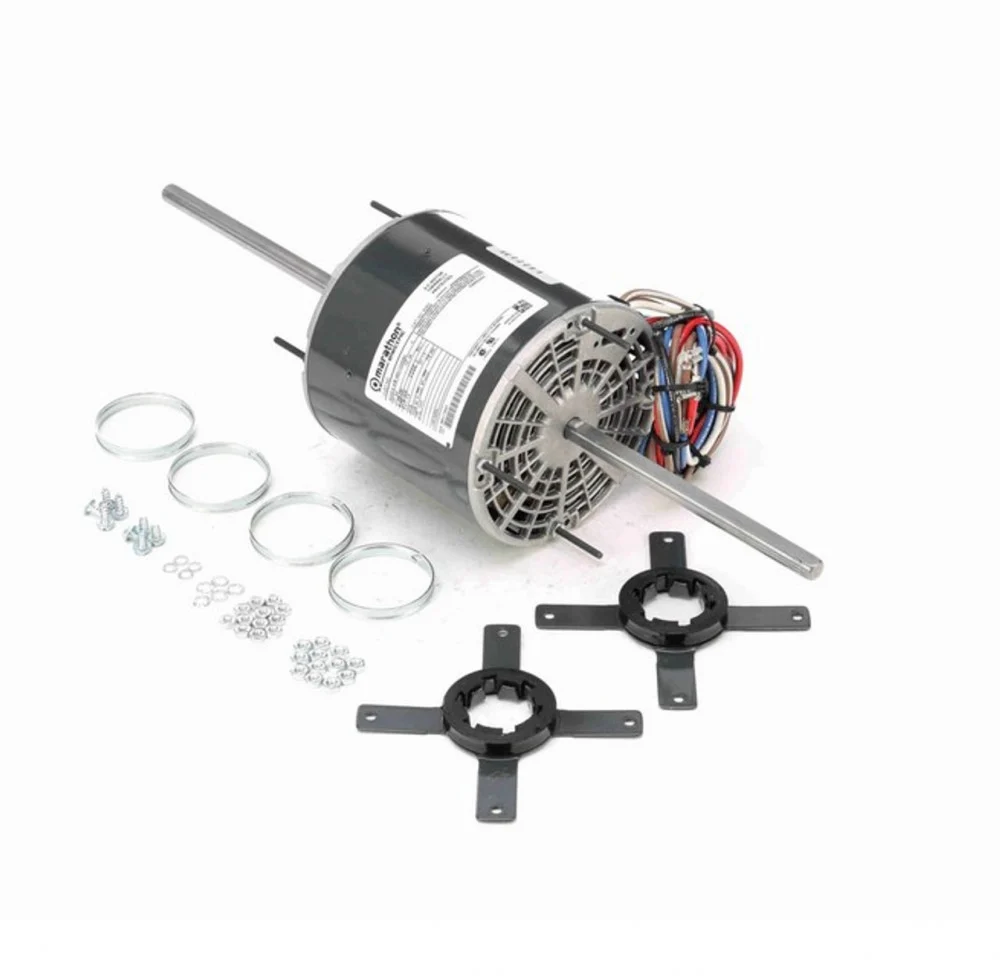 06289A# ماطور ماراثون امريكي / MARATHON MOTOR DOUBLE SHAFT 1/2X7-3/4 X 6-11/16 1/2HP 230V 3 SPD RPM 1075