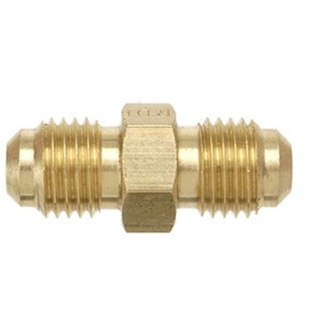 #02163W توصيلة 5/16 بوصة فلير / UNION 5/16"X 5/16" FLARE U-05 BRASS