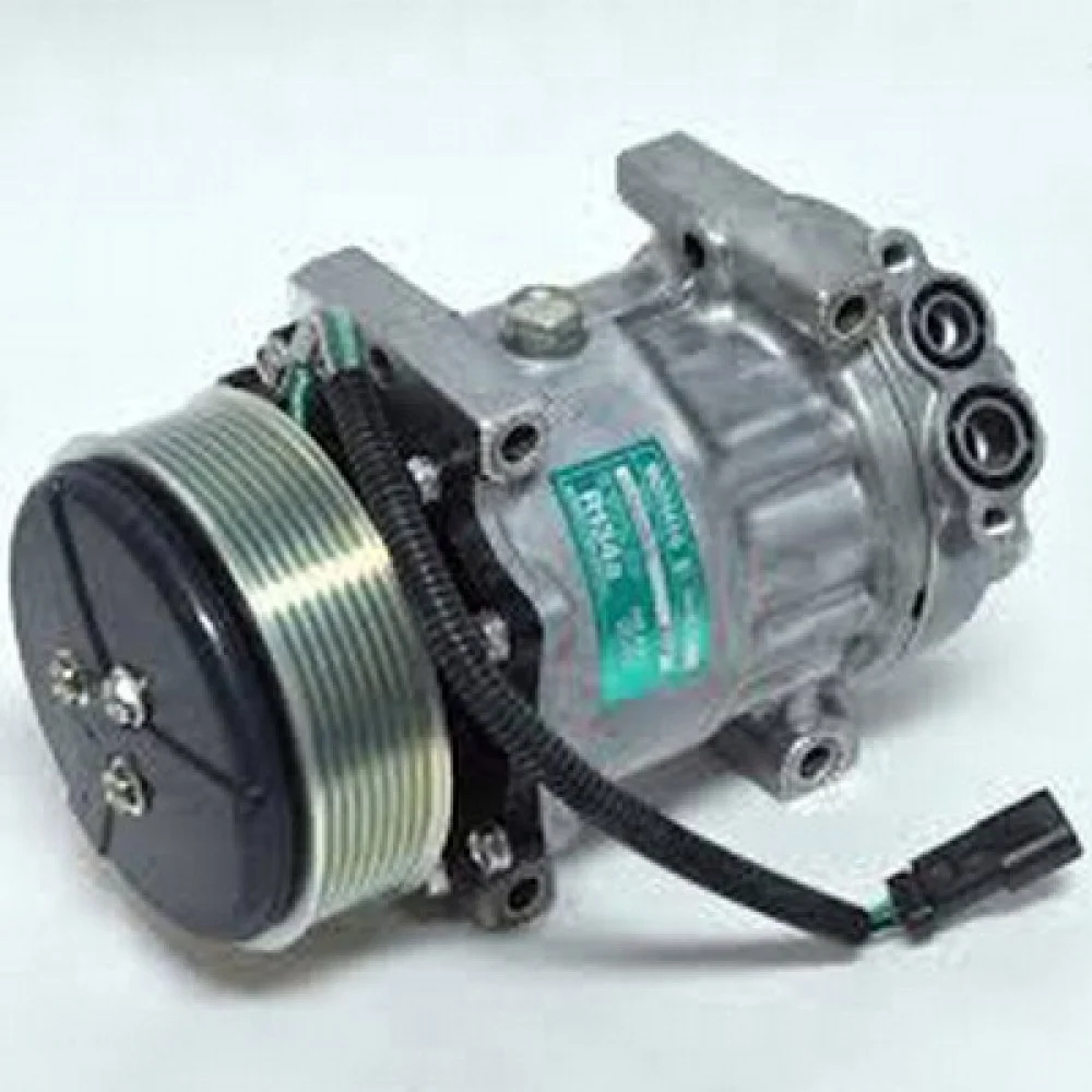 #13161J كمبروسر مكيف ساندن معدات  ثقيله / COMPRESSOR  JCB TRACTOR 8PK DM ANGLE PAD  24V