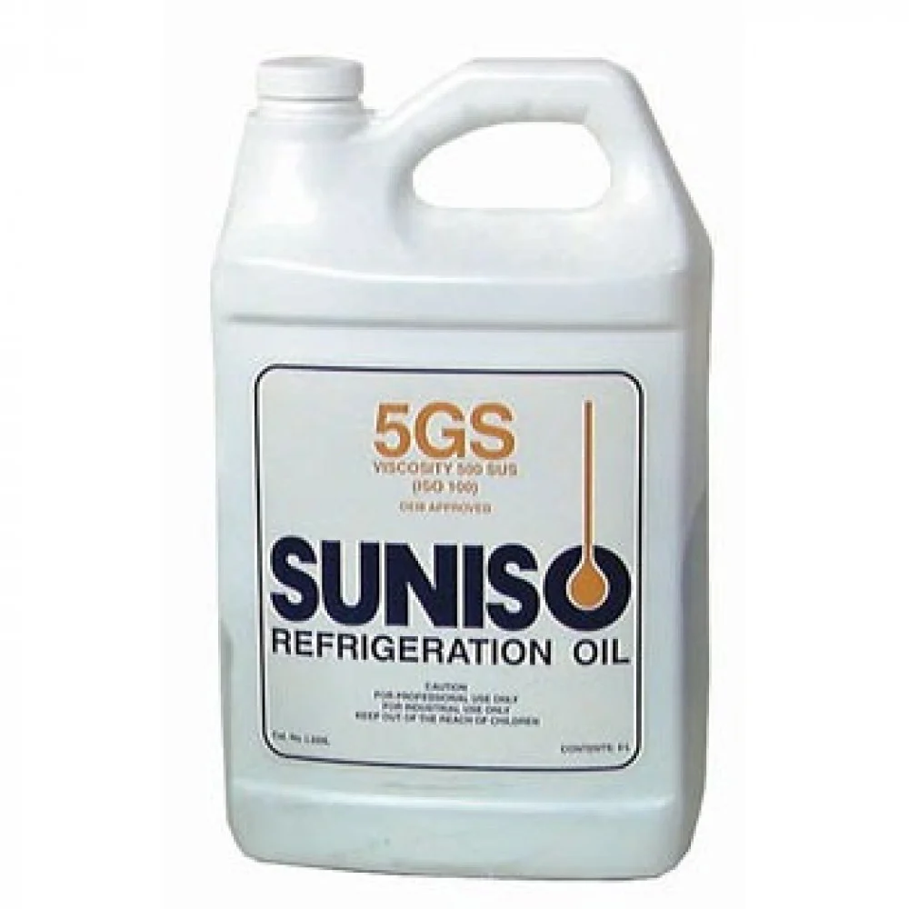 #05240 جالون زيت تبرييد وتكييف سنيسو بوكا COMPRESSOR SUNISO OIL 5 GS 500 VISCOSITY