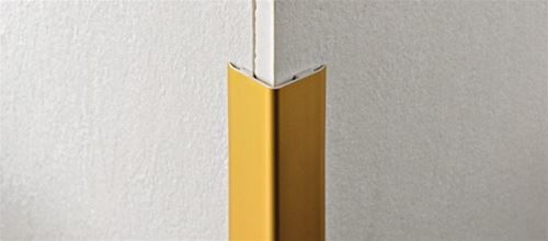 بروقرس زاوية  ركنية اللومنيوم ذهبي 25×25×2.7متر  PEGAO25A