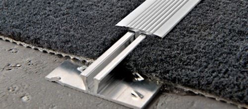 Aluminum corner profile carpet edge two-sided serrated 25mm PMCAA 525D