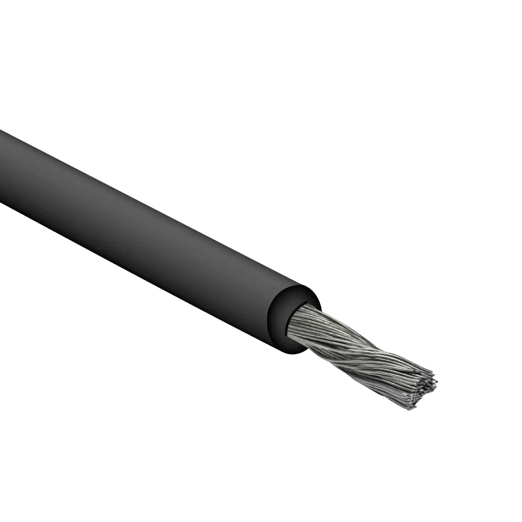 بحرة - سلك  1X10 مم - نحاس Solar Cable Low Voltage - LS0H - لون أسود - المواصفات البريطانية