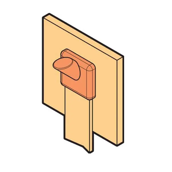 بحرة - موصل للقالب - كيبل 25x3 مم إلى سطح صلب